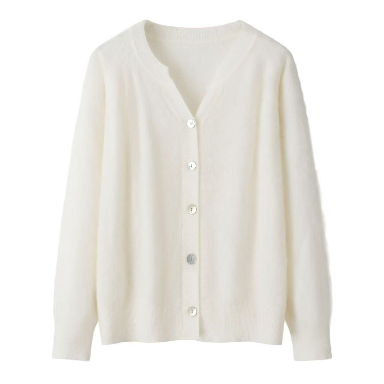 Kašmyro/šilko susagstomas megztinis