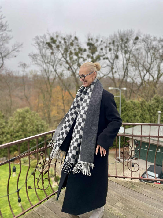 Didysis kašmyro šalis su geometriniu raštu