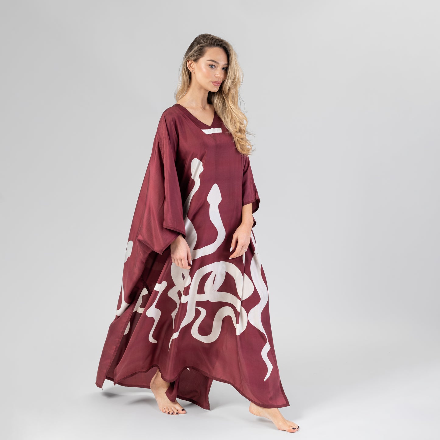 Šilko kimono – gyvatės motyvas