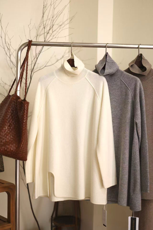 Kašmyro megztinis su kaklu