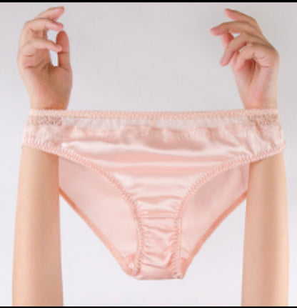 Mulberry šilko kelnaitės su nėriniais