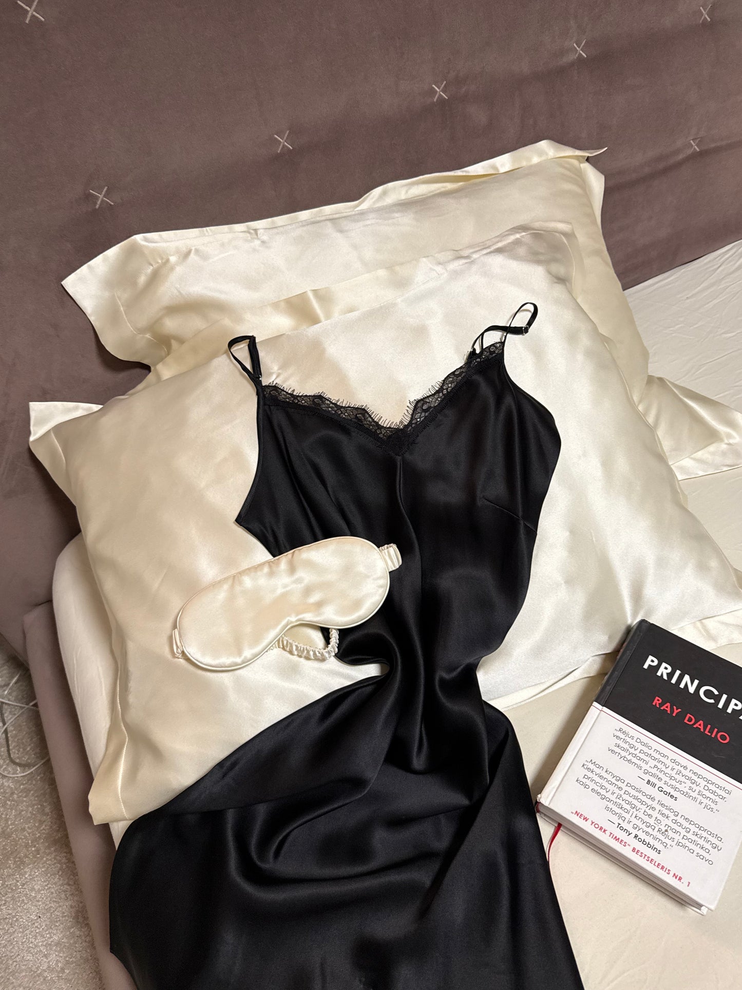 Mulberry šilko pagalvės užvalkalas su kantu