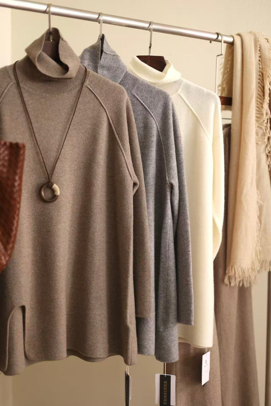 Kašmyro megztinis su kaklu