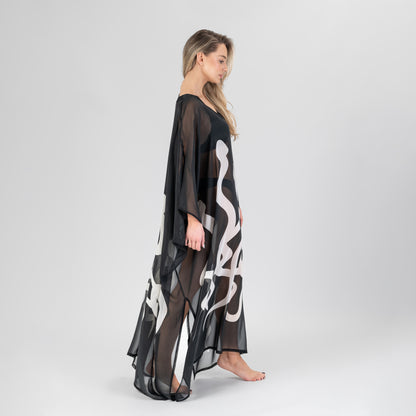 Šilko kimono – gyvatės motyvas