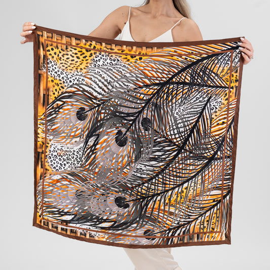 Skara 88x88cm rusva