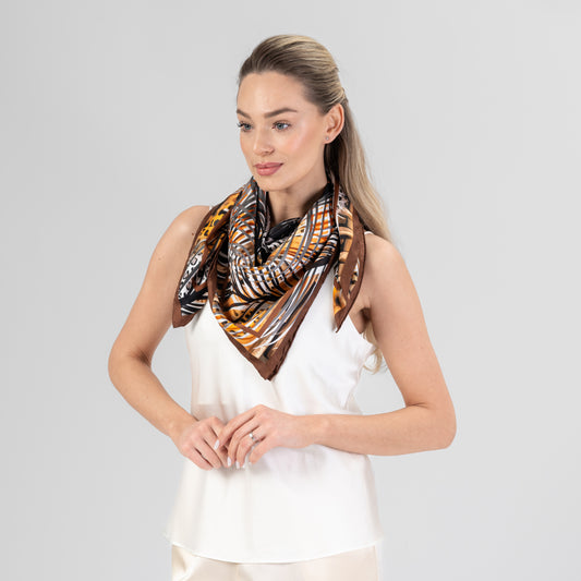 Skara 88x88cm rusva